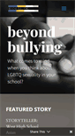 Mobile Screenshot of beyondbullyingproject.com